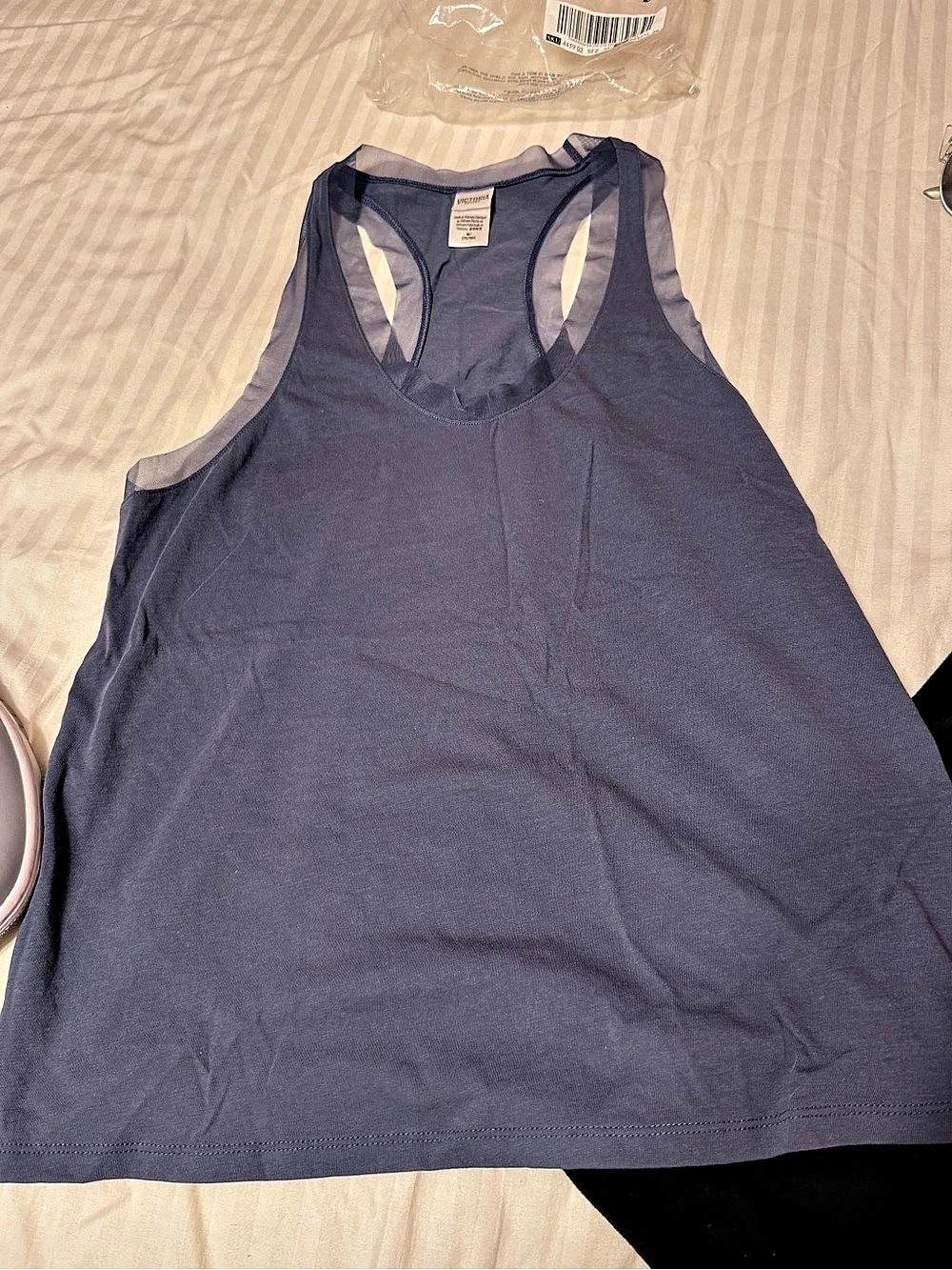 VS Sport Chiffon Trim Tank